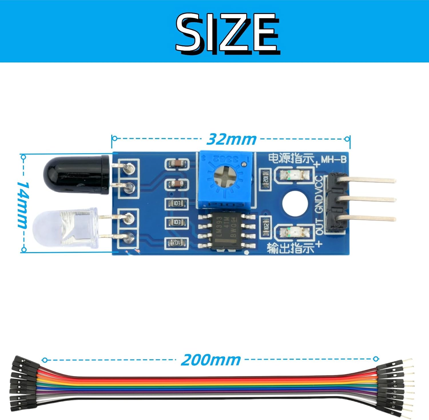 10Pcs IR Sensor Infrared Sensing Sweep Proximity Sensor Module