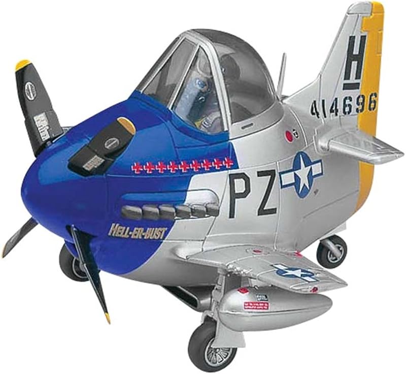 "Kit de modelo de avión de huevo P-51 Mustang