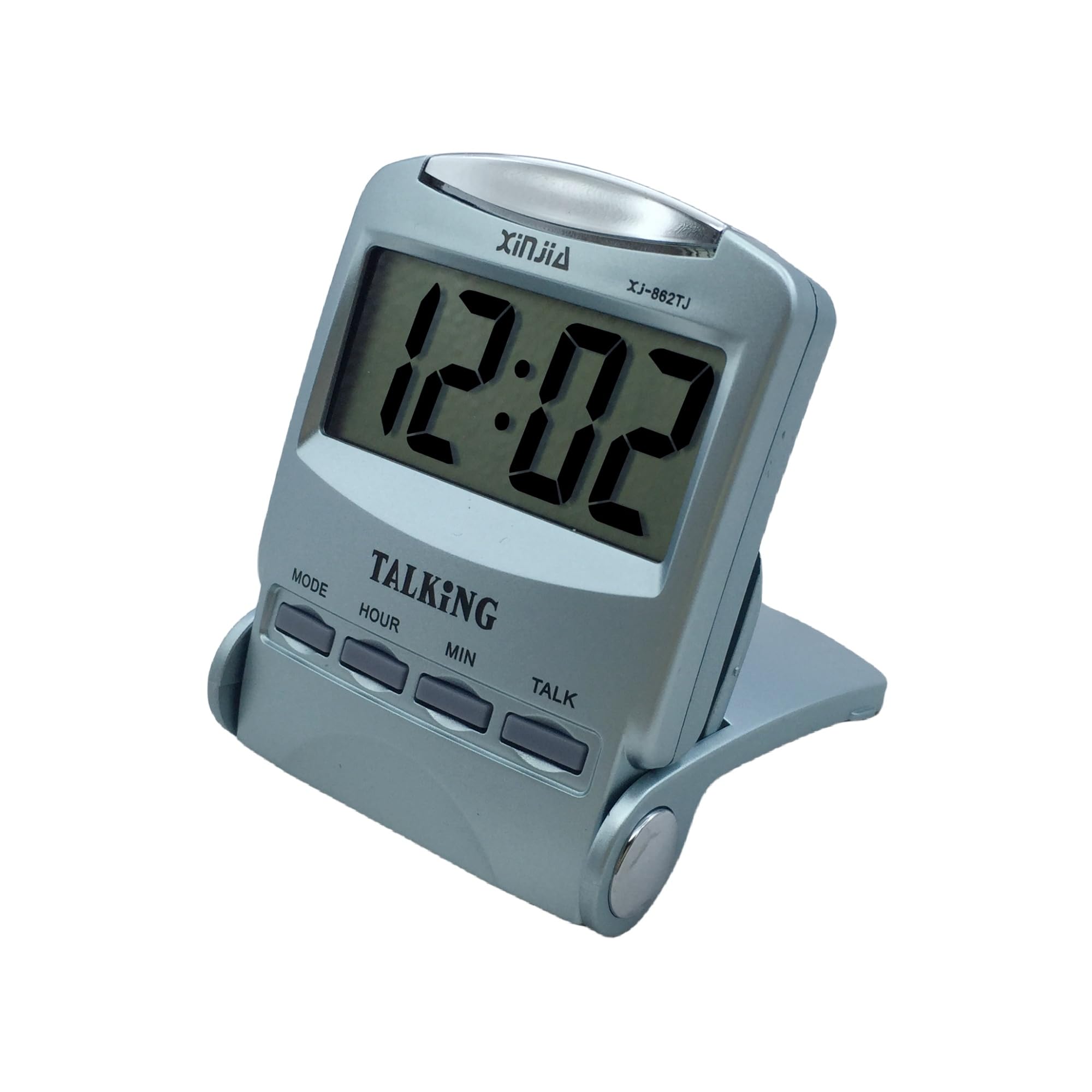 【音声で時刻を知らせる置き時計】視覚障害者や高齢者向けの音声時計 862TJ