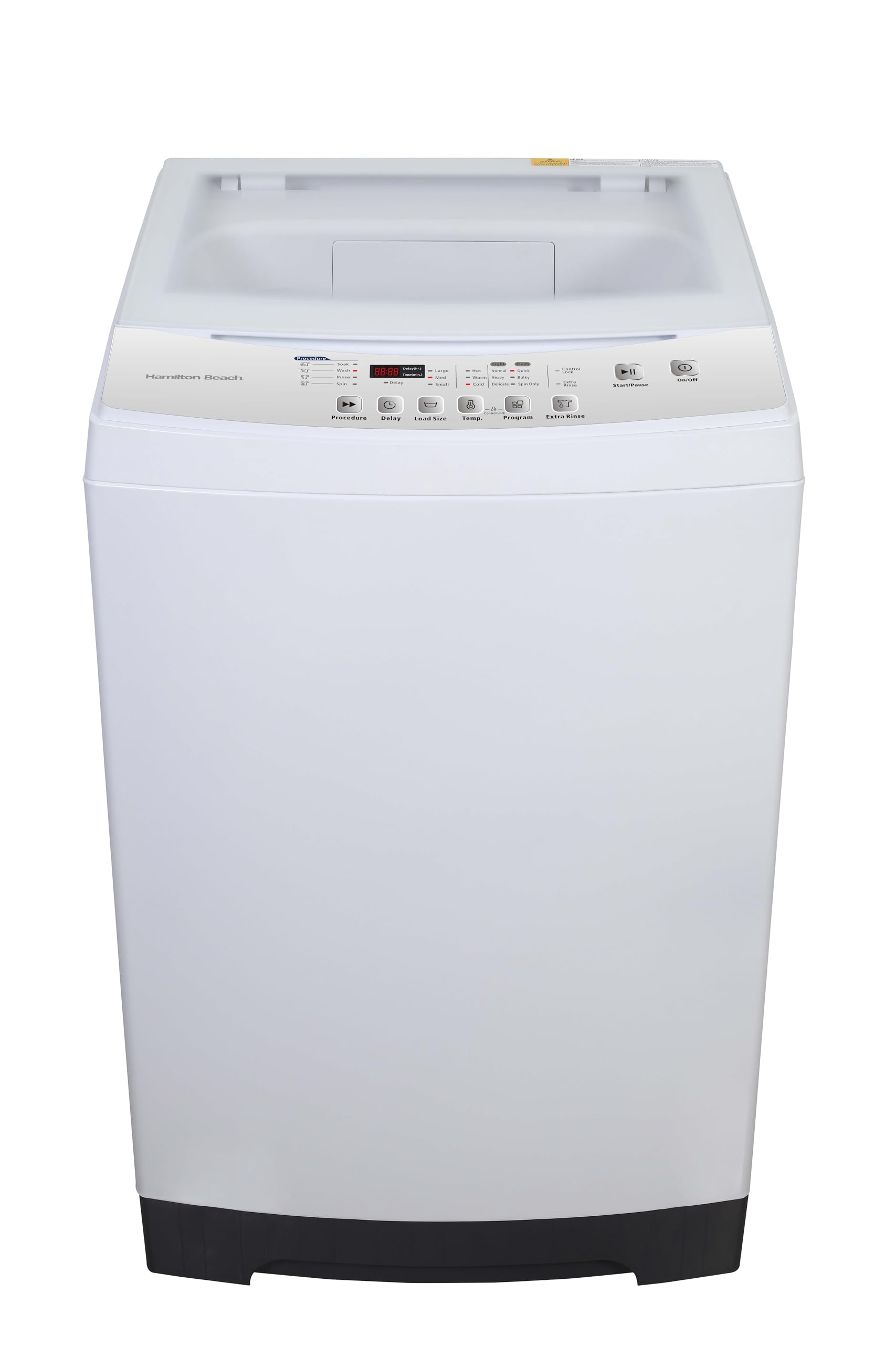 HAMILTON BEACH Portable Washing Machine, 1.6 cu ft, White