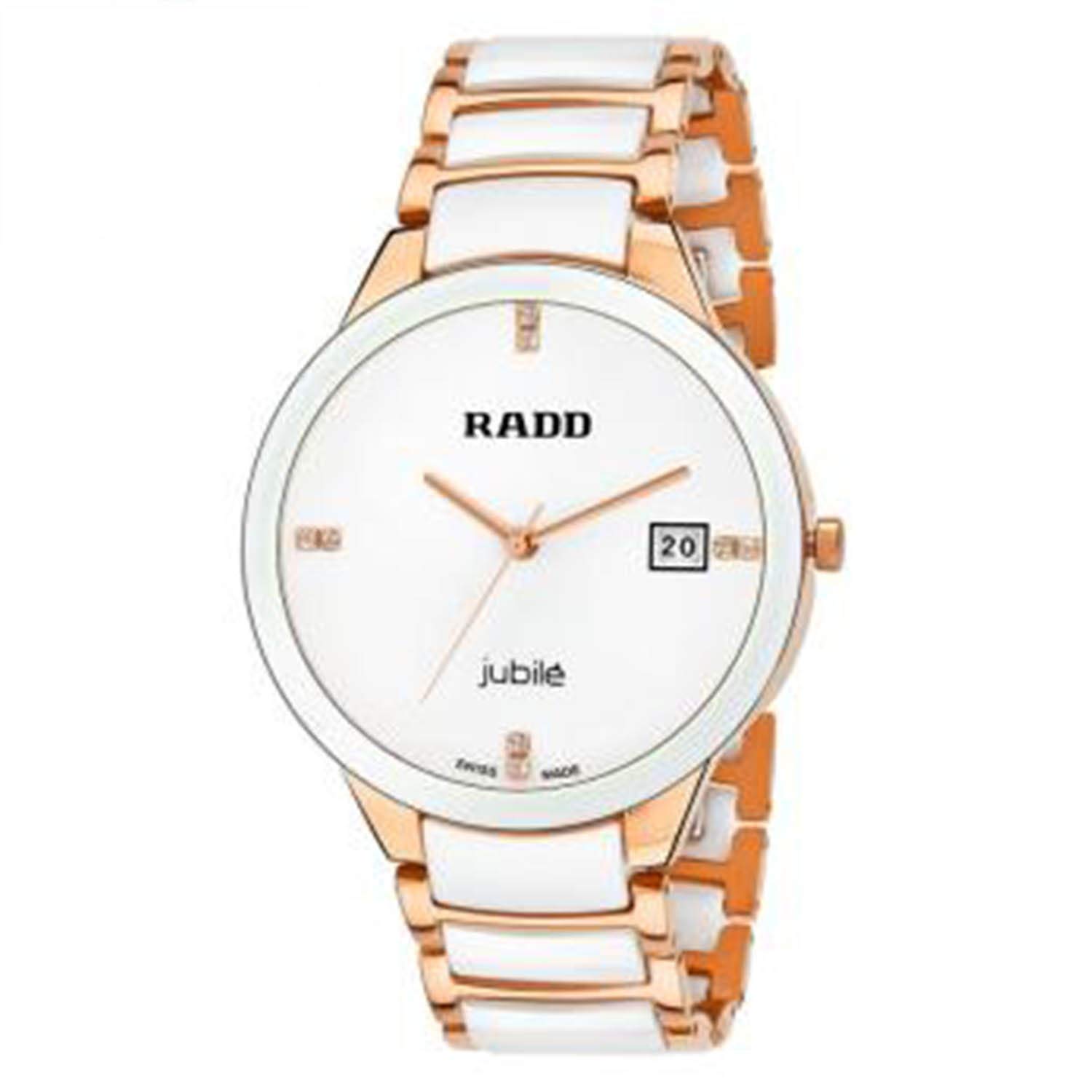 Centrix Jubile White Dial Quartz Men's Watch