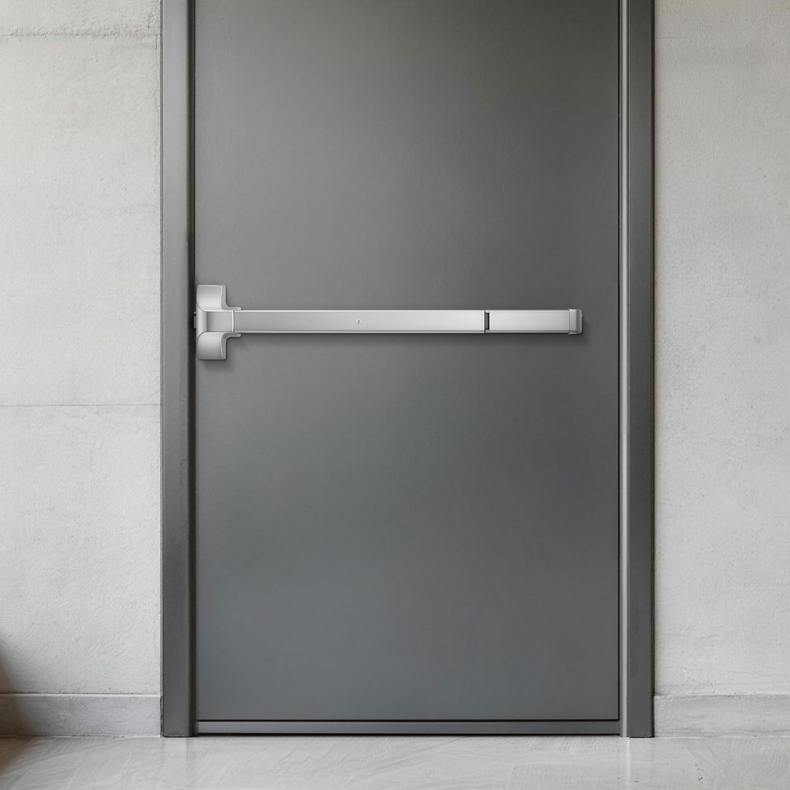 VEVOR Barra de Empuje para Puerta de Emergencia 788 mm, Dispositivo Antipánico de Acero Inoxidable para Salida de Emergencia, para Puertas de Madera y Metal en Centro Comercial Escuela Banco Hospital