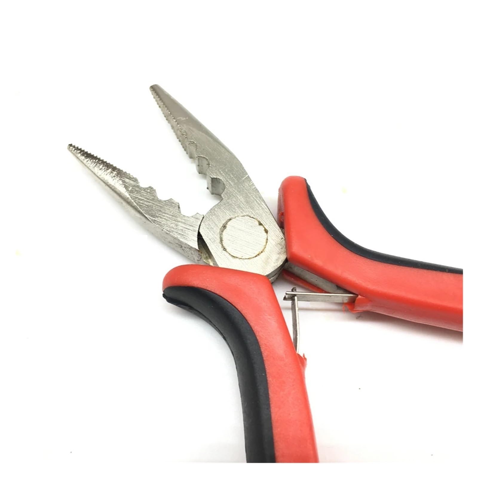 Jbjygsg 1Unit Red Hair Pince Plate Plier Hair Extensions Pliers Professional Rings For Nano Silicone Micro Beads Tool(1Unit Red)