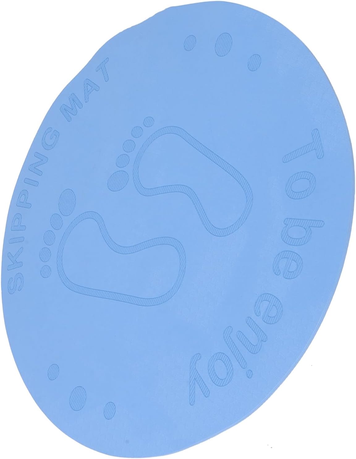 HANABASS Thick Shock Absorbing Silent Exercise Mat for Home Gym Non Slip Round Design Noise Reduction Fitness Training Pad for Peaceful Workouts