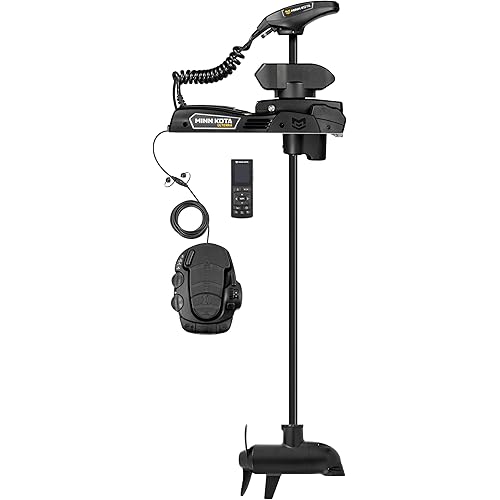 Minn Kota Ulterra QUEST Brushless Bow-Mount Electric Trolling Motor with Spot-Lock, Dual Spectrum CHIRP Sonar – 90/115 Lb. Thrust, 60 In. Shaft, Freshwater