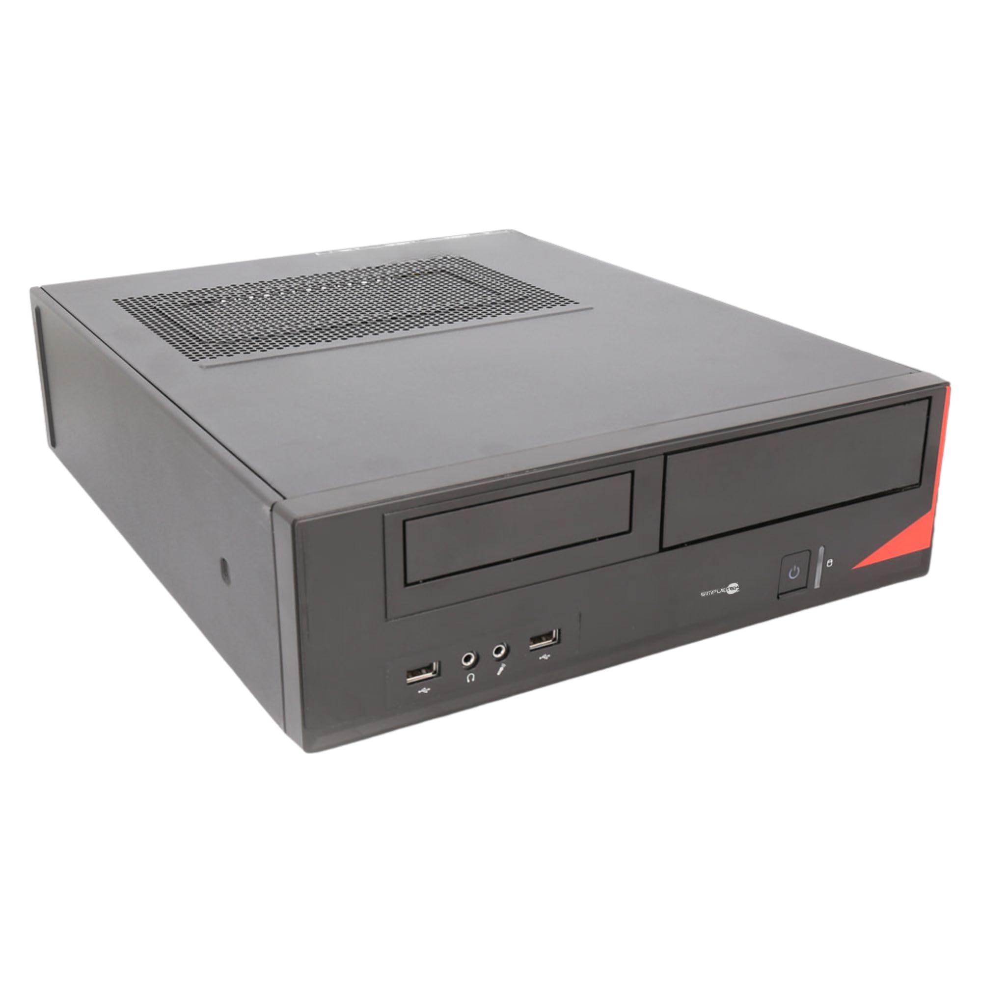SIMPLETEK - Computer Fisso SFF | i3 16GB RAM 2TB SSD | Windows 11 Pro | USB VGA DVI PS/2 | No Unità Ottica (Ricondizionato)
