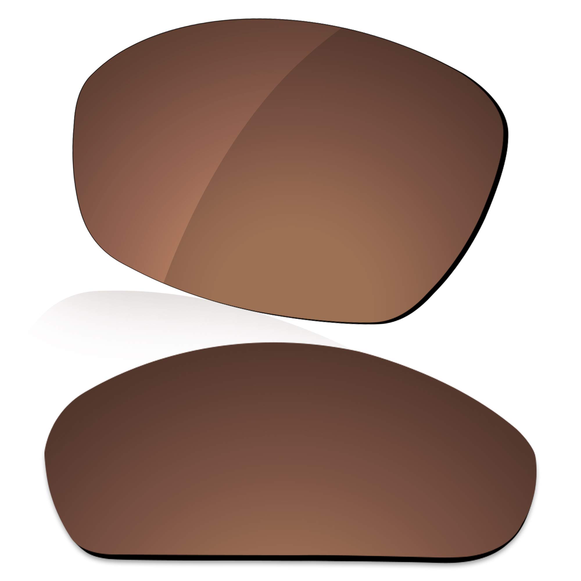 LenzReborn Polarized Lens Replacement for Oakley Whisker Sunglass - Rust Brown - Polarized
