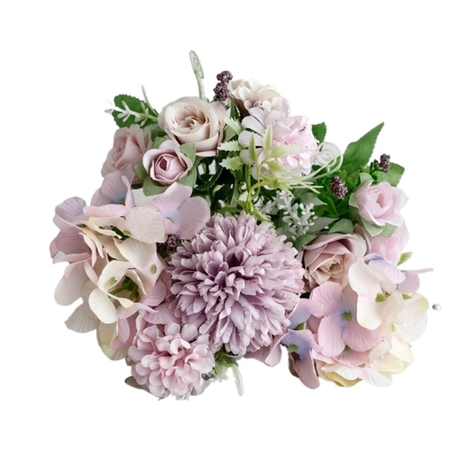 ZGCrumphant Artificial Wedding Bouquet 31cm Simulated Rose Wedding Handheld Flower Artificial Peony Bouquet Flowers For Home Party Decoration(Color14,3pcs)