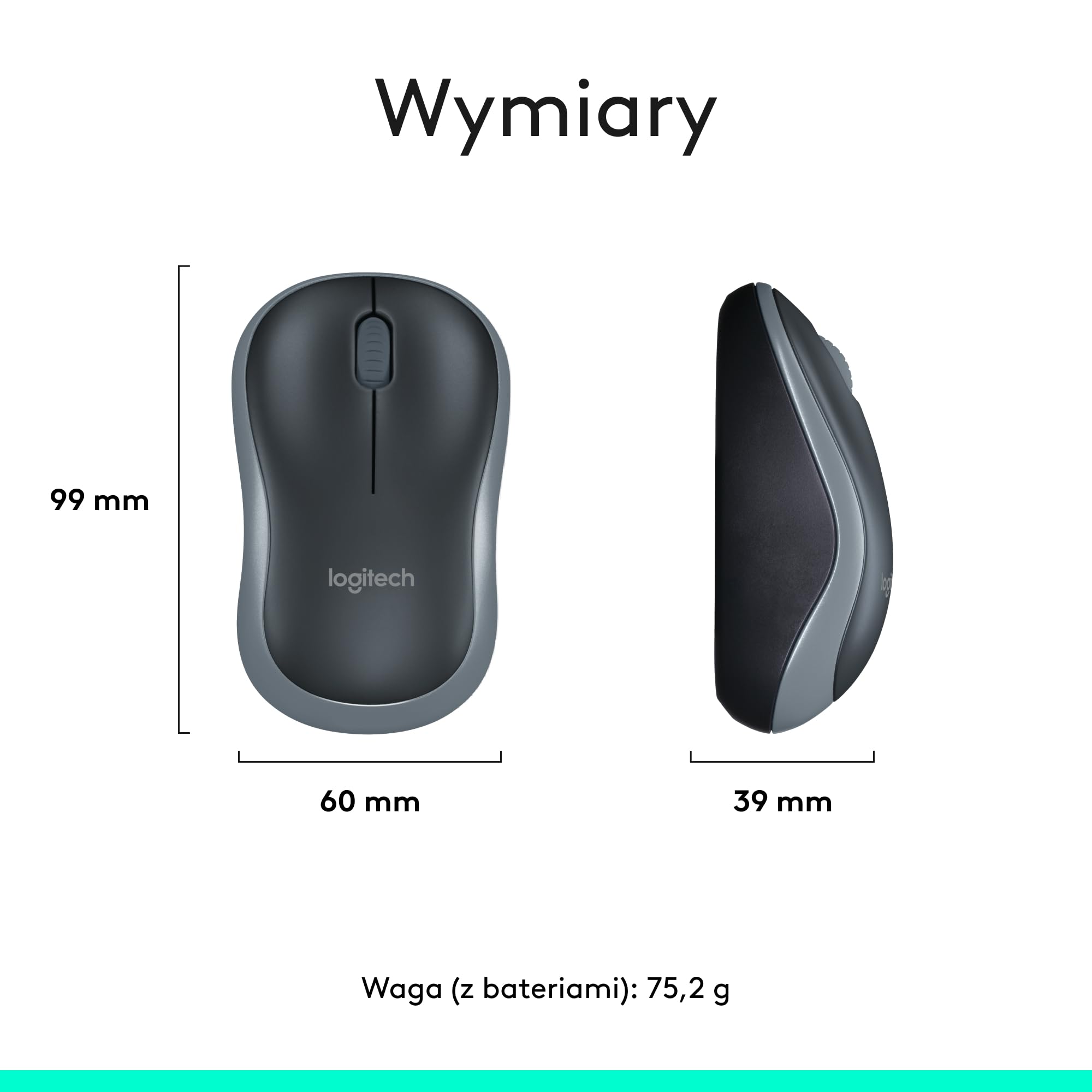Logitech MK270 Bezprzewodowy Zestaw Klawiatura i Mysz dla Windows, 2,4 GHz, Kompaktowa Myszka, 8 multimedialnych klawiszy skrótowych, bateria 2 lata, dla PC, Laptop, QWERTY układ US Intl - Czarny