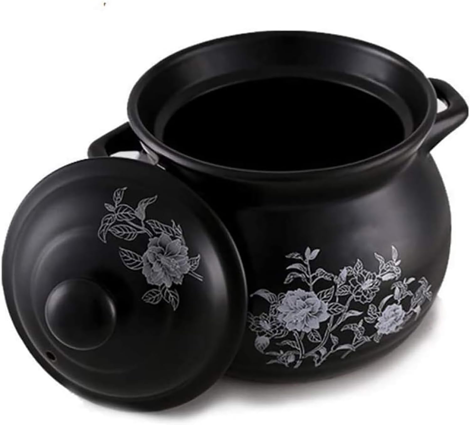 Ceramiczne naczynia do zapiekanek, Garnek ceramiczny odporny na wysokie temperatury. zapobiegający oparzeniom. Nadaje się do domowej kuchenki gazowej(2800ml)