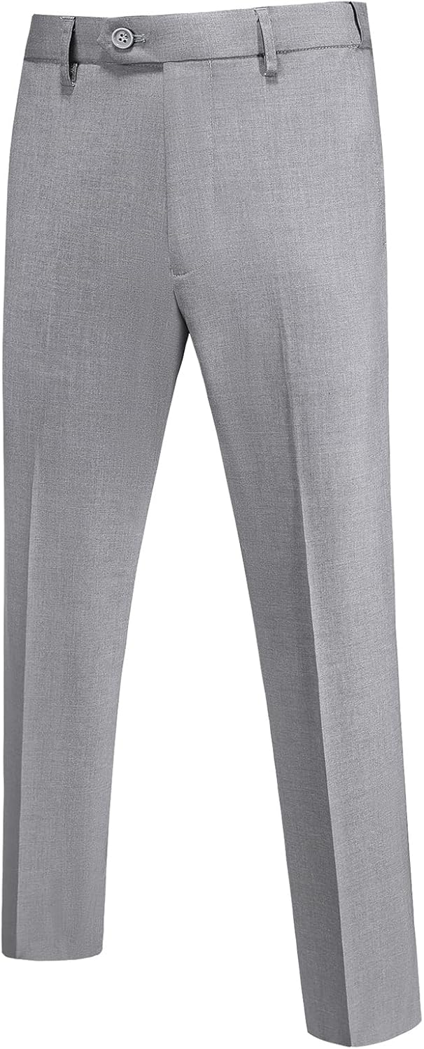 Suit for Men Solid Double Breasted 2 Piece Tuxedo Set Regular Fit Peak Lapels Jacket and Pants - Image 3