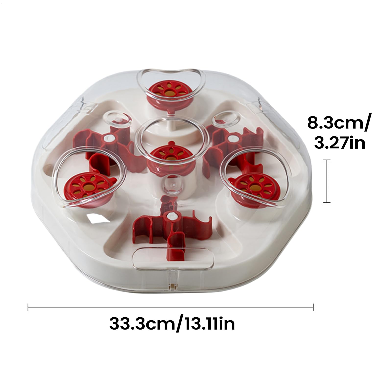 de Comida para Perros Juego Dispensador De Comida | Interactivo Tipo Puzzle Para Perros Para Entrenamiento De Comer Lento Del Aburrimiento Y Juego En Casa