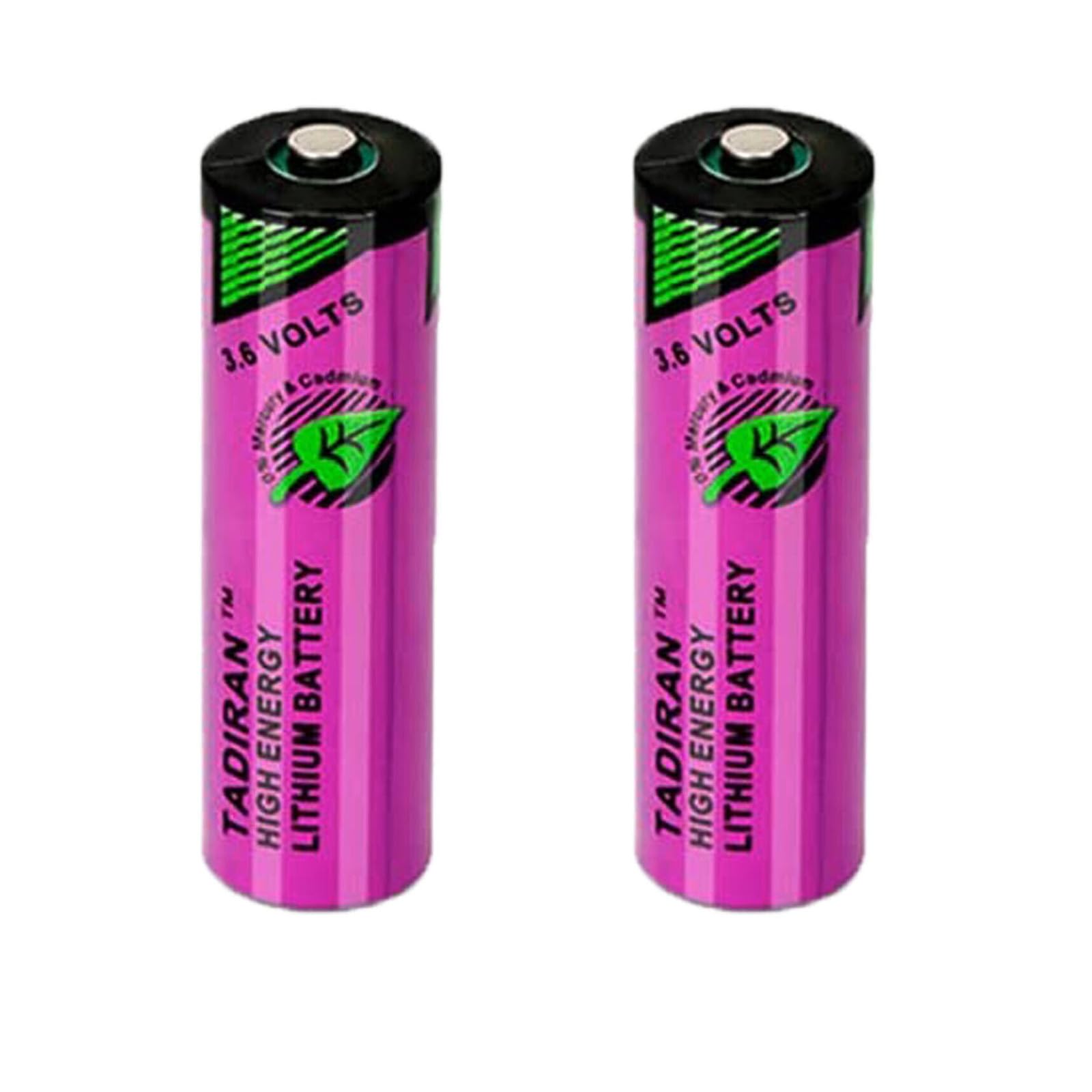 (2 Pack) 2400mAh 3.6V SL-360PLC/TL-5903 AA Lithium Battery for Tadiran TL-5903 SL-360 S7-400 ER14500 ER14505 TL-2100