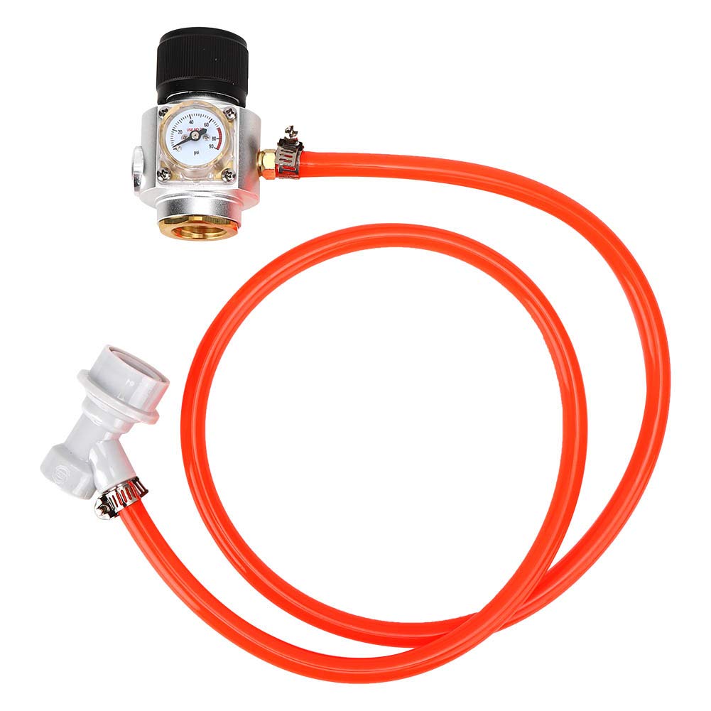 Mini Régulateur de Gaz CO2 de qualité Supérieure avec Verrouillage à Bille, Parfait pour le Brassage à Domicile et la Distribution de Fûts, 1 Pièce