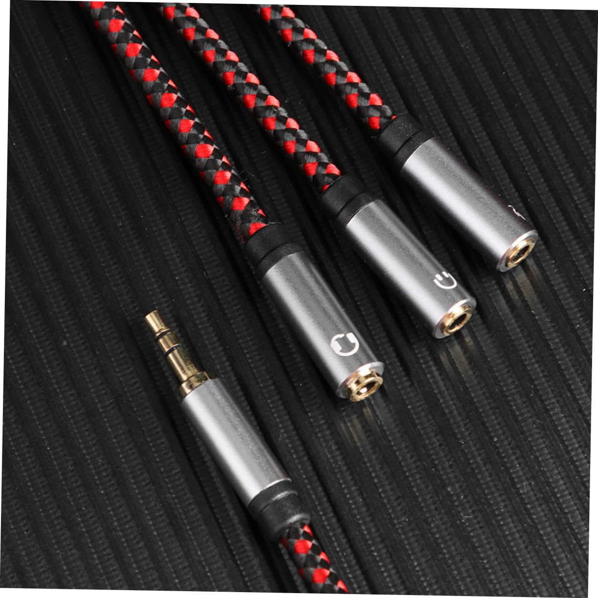 DOITOOL 3piezas Divisor De Audio y Adaptador De Auriculares Compacto para Compartir Sonido Viajes y Salidas Compatible y Dispositivos Portátiles