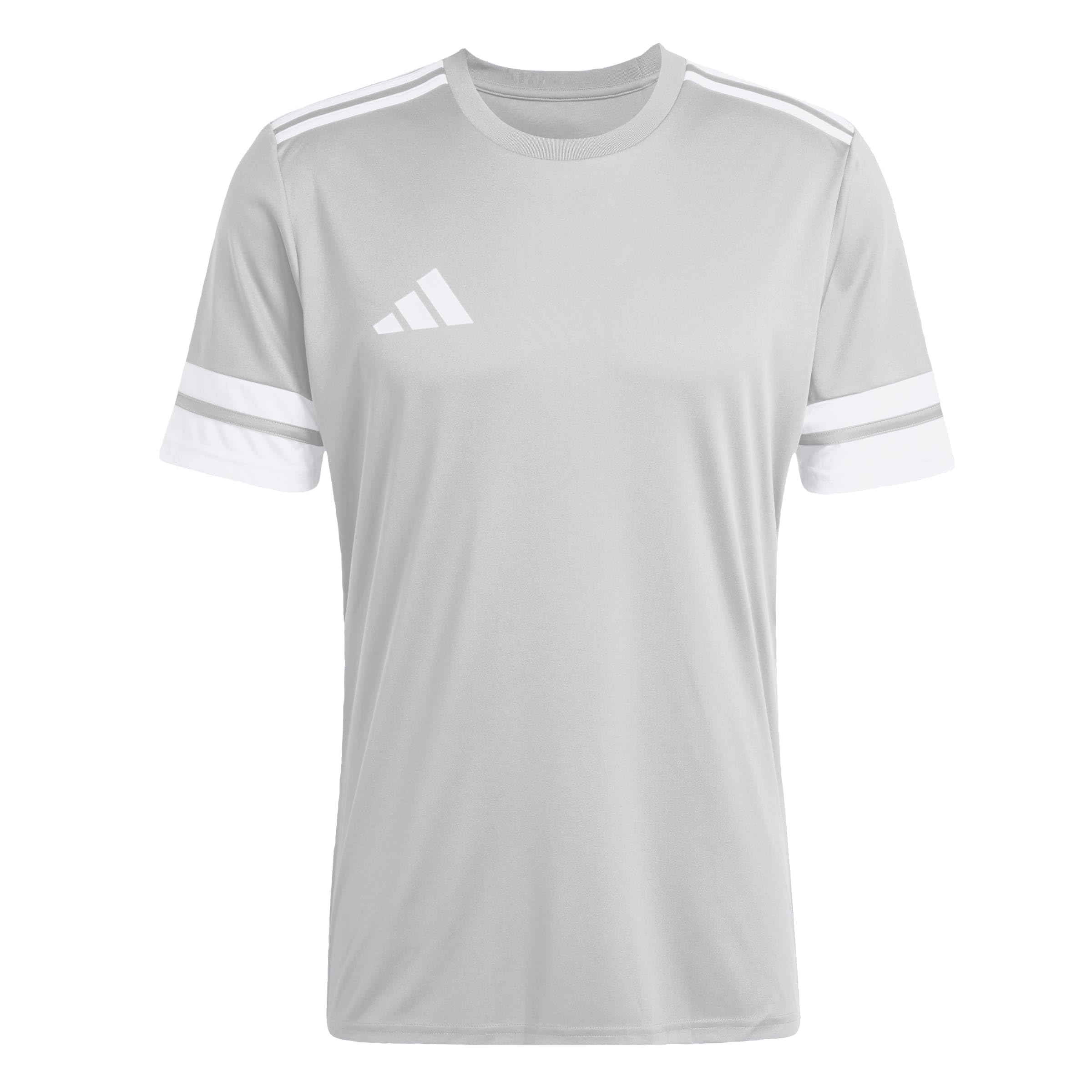 adidas Men's Squadra25 Jersey Short Sleeve Shirt, Team Light Grey/White, 3XL