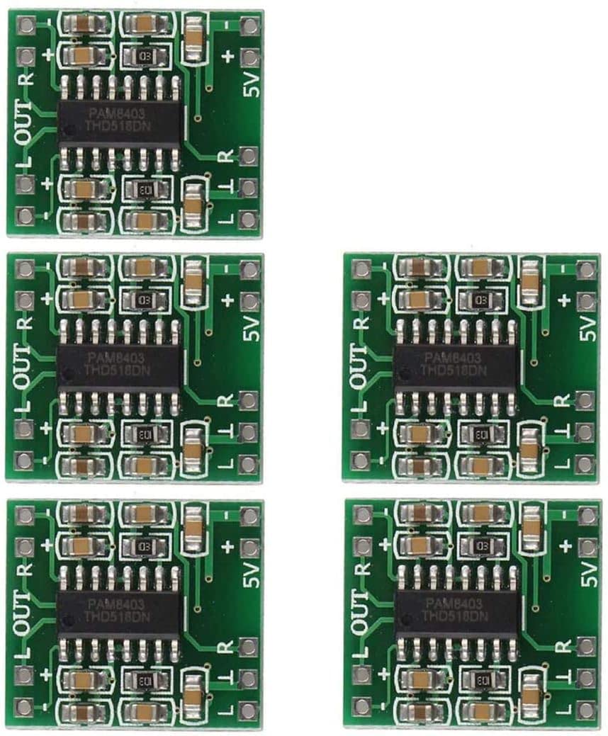 5pcs PAM8403 2x 3W Mini Digital Power Amplifier Board AMP Class D 2.5-5V Input-image-48