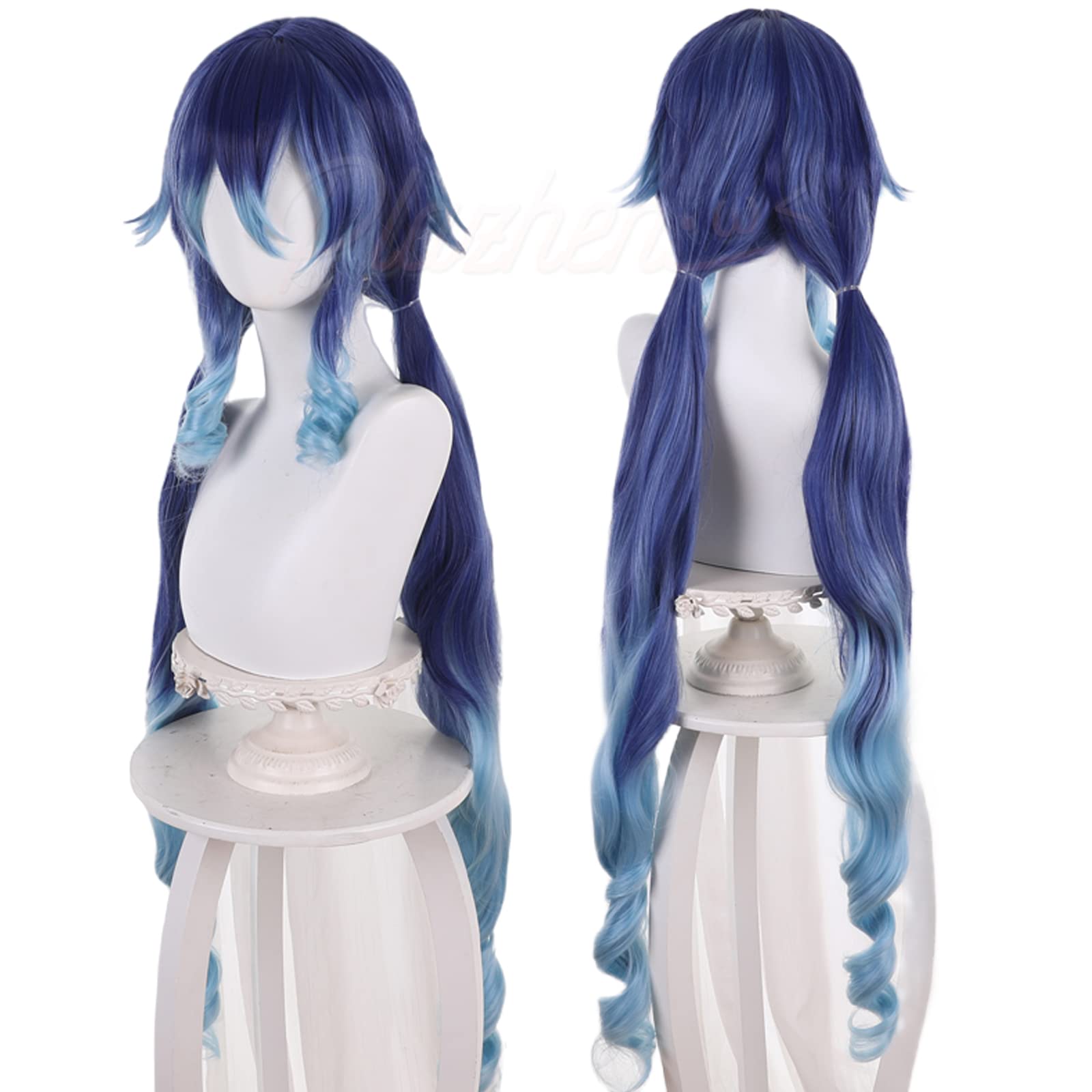 Amazon.co.jp: Plazhen 原神 レイラ コスプレ ウィッグ 髪飾り Layla 