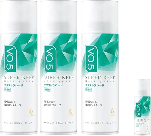 サンスター VO5 スーパーキープ ヘアスプレー のレビュー画像（評価★3.8）