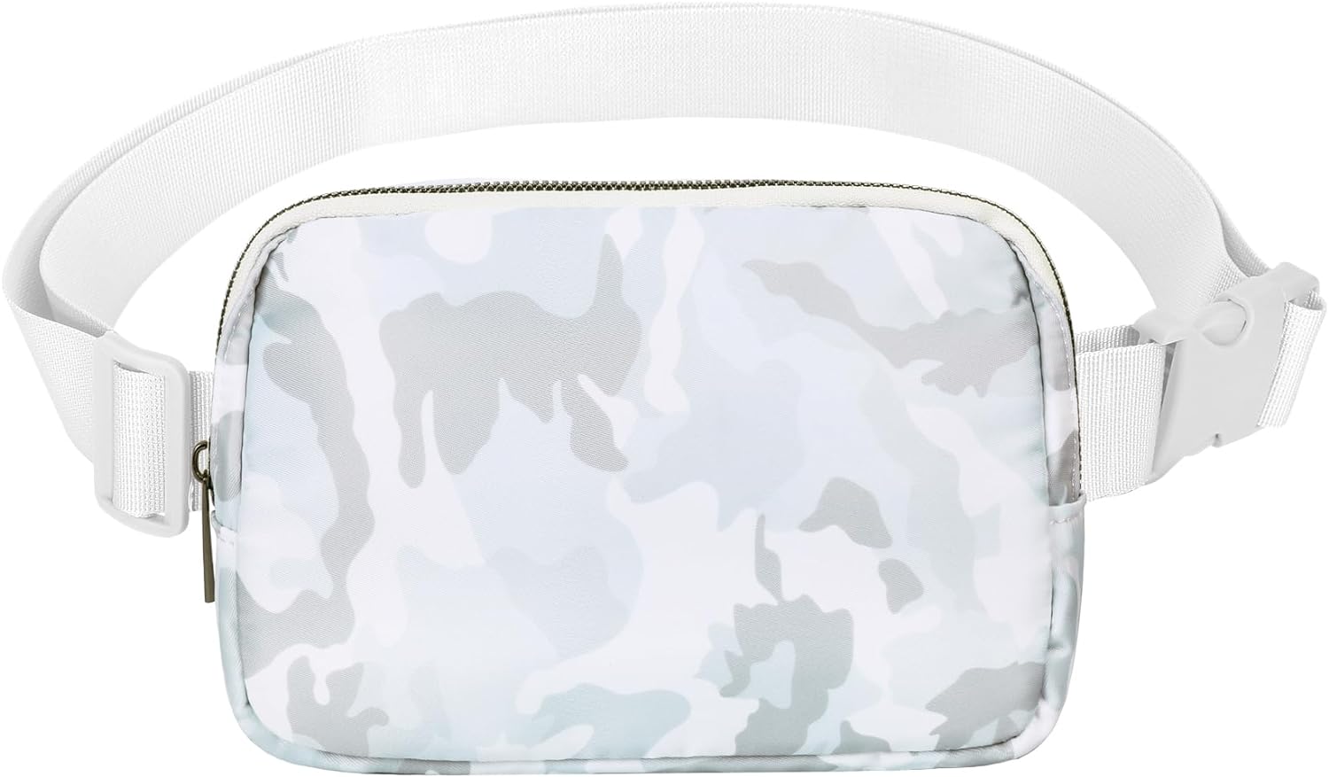 VOROLO Fanny Pack For Women And Men Crossbody Bag Belt Bag with Adjustable Strap Graduation Gifts Camo White Camo White 1 Pack Fanny Pack