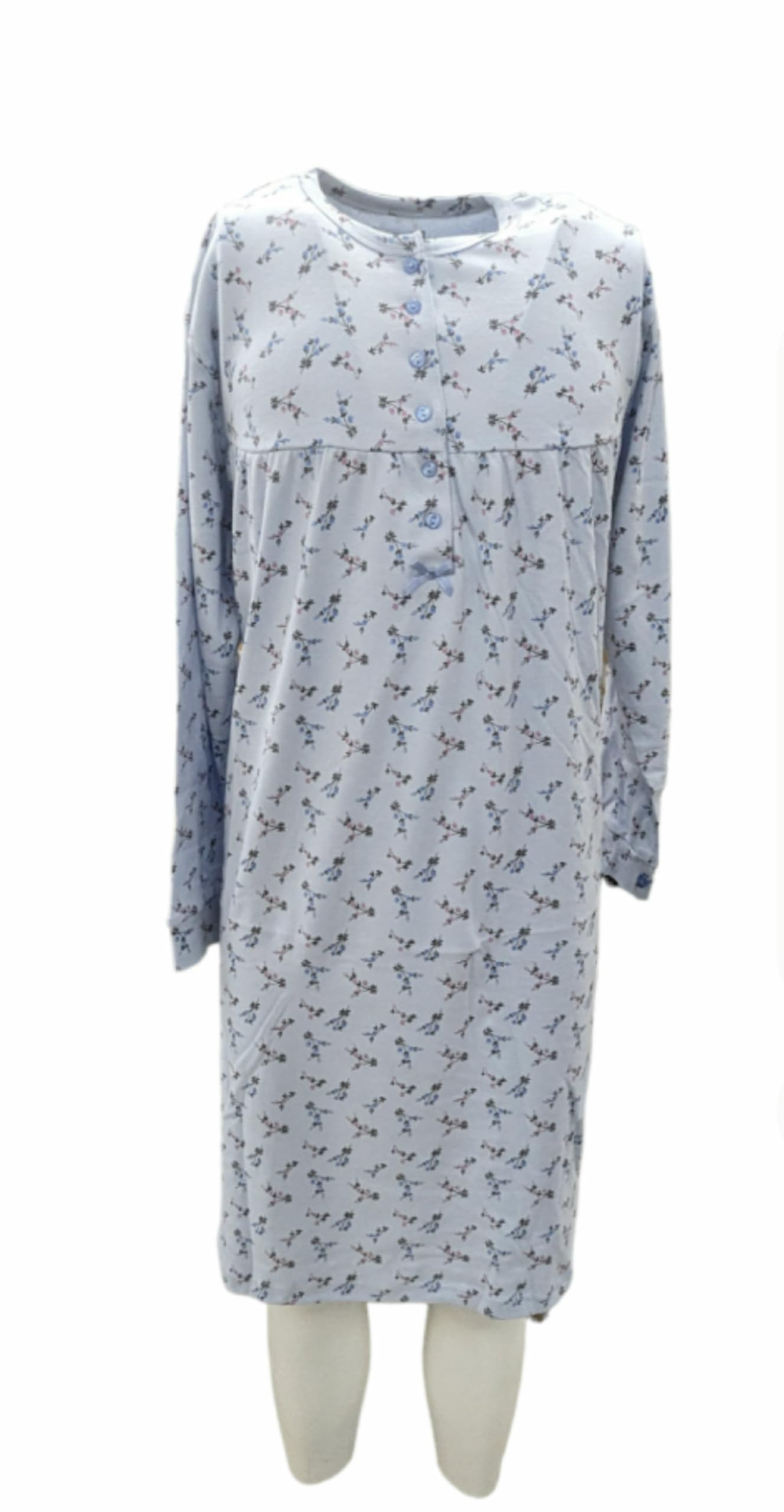 KAREL Camicia da Notte Puro Caldo Cotone Donna Taglie Forti Profumatore Saggio in Omaggio
