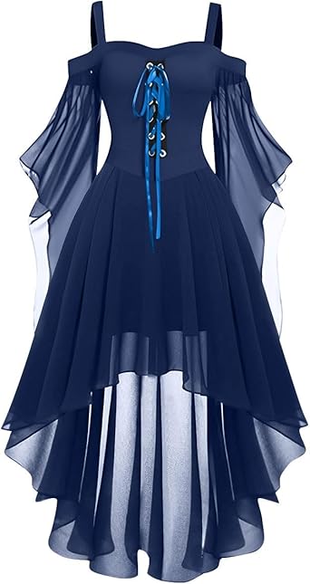 OIOLOYJM Witch Costume Women Sexy Plus Size Renaissance Vampire Gothic Halloween Costumes Woman 2025 Clothes Dresses