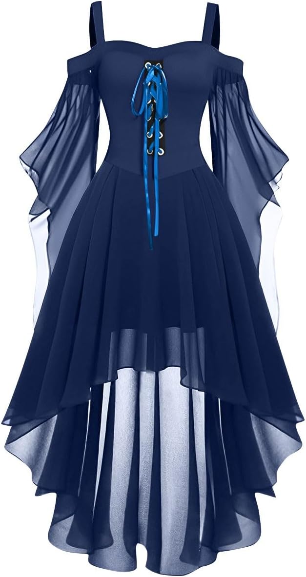 OIOLOYJM Witch Costume Women Sexy Plus Size Renaissance Vampire Gothic Halloween Costumes Woman 2025 Clothes Dresses