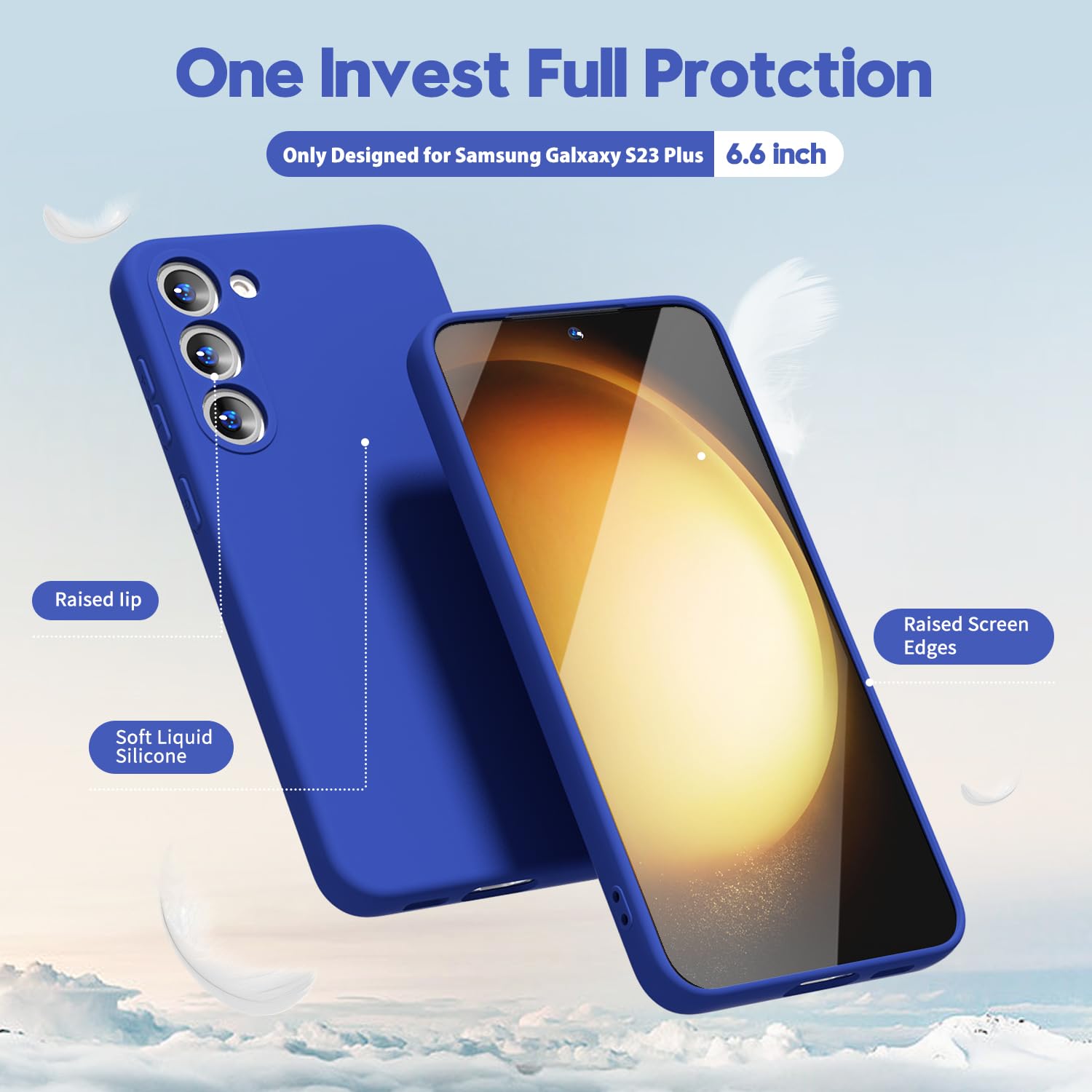 oakxco for Samsung Galaxy S24 Ultra Phone Case Liquid Silicone, Thin Slim Soft Rubber Gel TPU Plain Simple Cover for Women Girl Cute, Matte Solid Color, Brown Khaki Nude — view 119