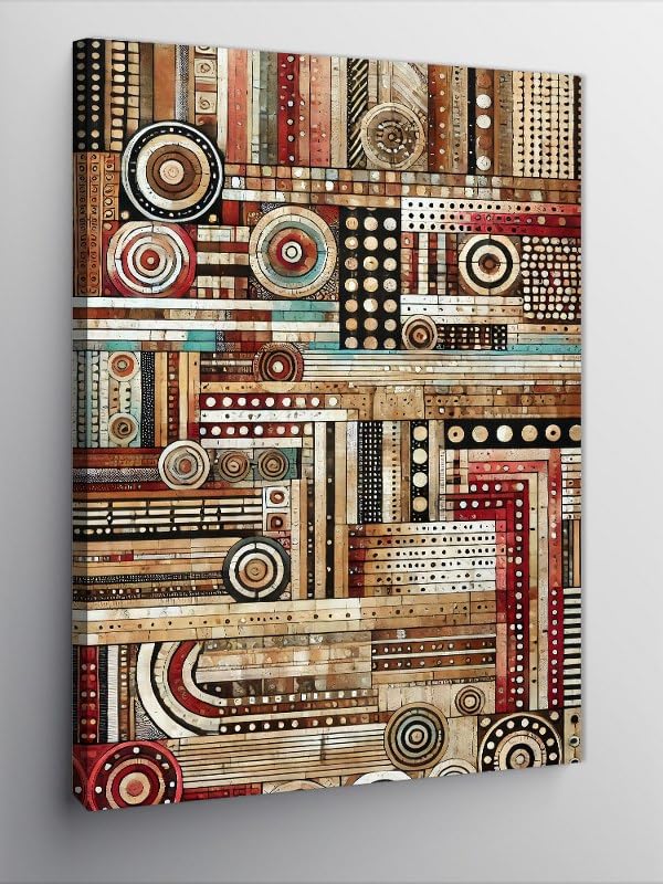 Kanvas Tablo Soyut Desenli Sanat, 70 x 100