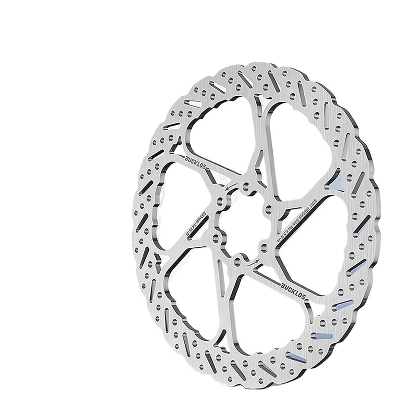 Pinzas de pistones de freno Ajuste para SHIMANO Rotor de freno hidráulico 140/160/180/203MM discos de freno de bicicleta Rotor de freno de disco ultraligero(2PC 180MM)
