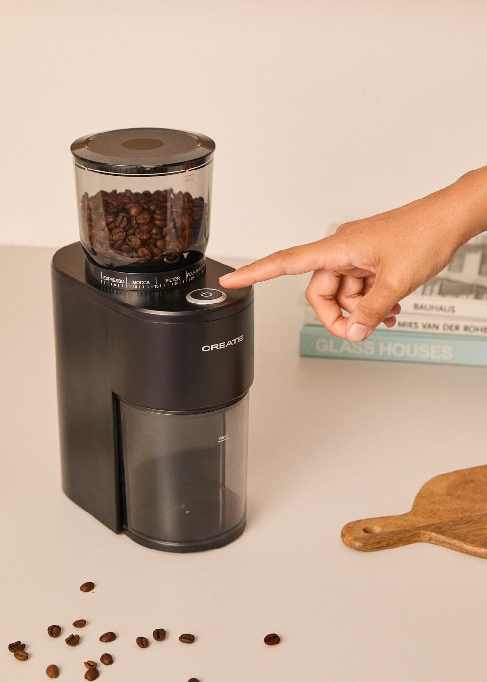 Handvervaardigd - Koffiemolen - Fraaie antieke houten koffiemolen met