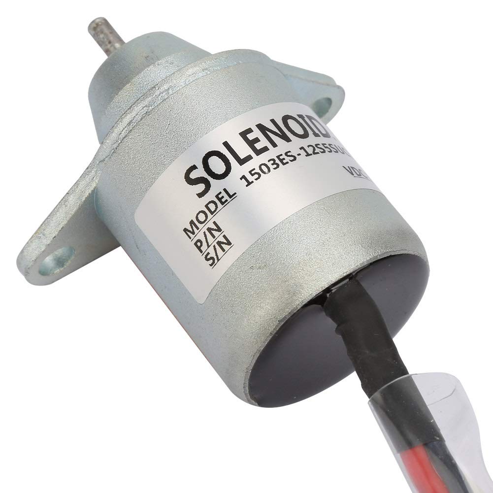 Solenoide - Motore diesel 12 V Interruttore di arresto Kit di sostituzione valvola solenoide 1503ES-12S5SUC5S