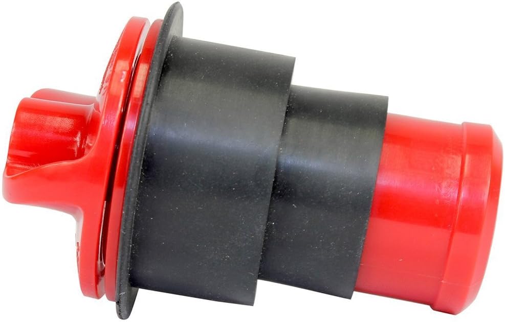 DANCO PlugAll Mechanical Test, Seal & Cleanout Pipe Plug | For Drains & Clean-outs | Fits 1-1/2 inch and 2 inch pipes | DWV Testing (10839),Red