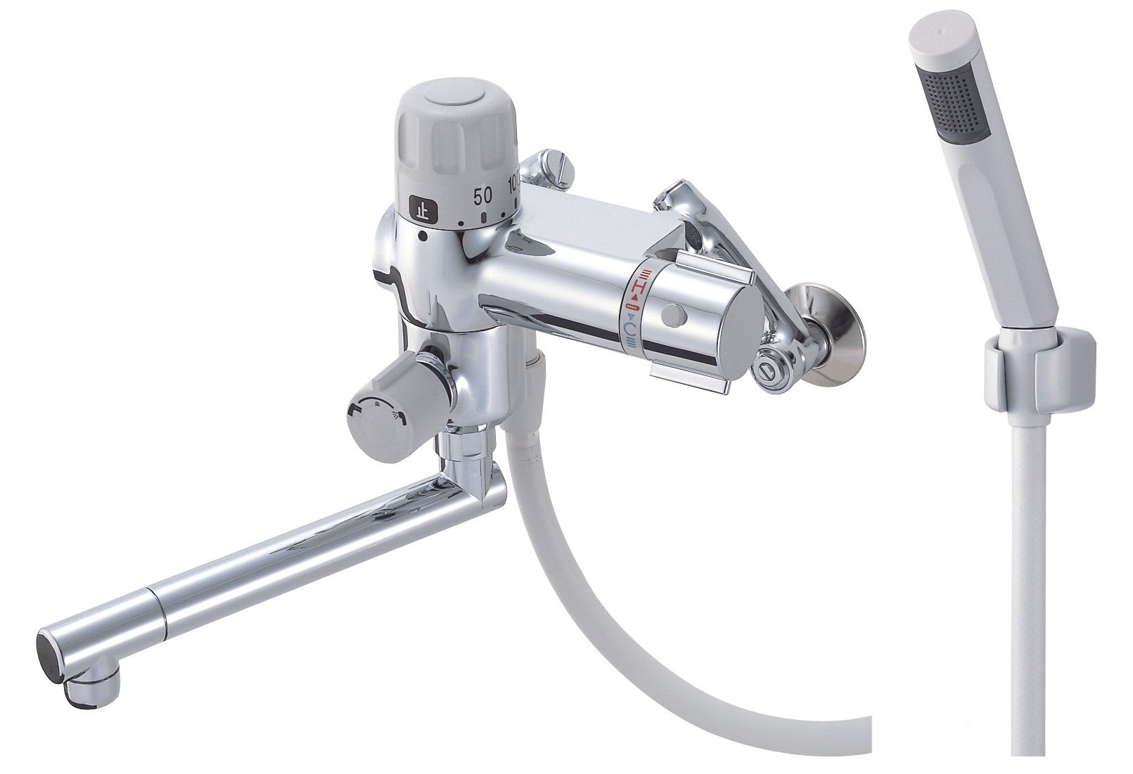 Amazon | 三栄 水栓金具浴室用壁付サーモシャワ混合栓SK1853D （定量止  