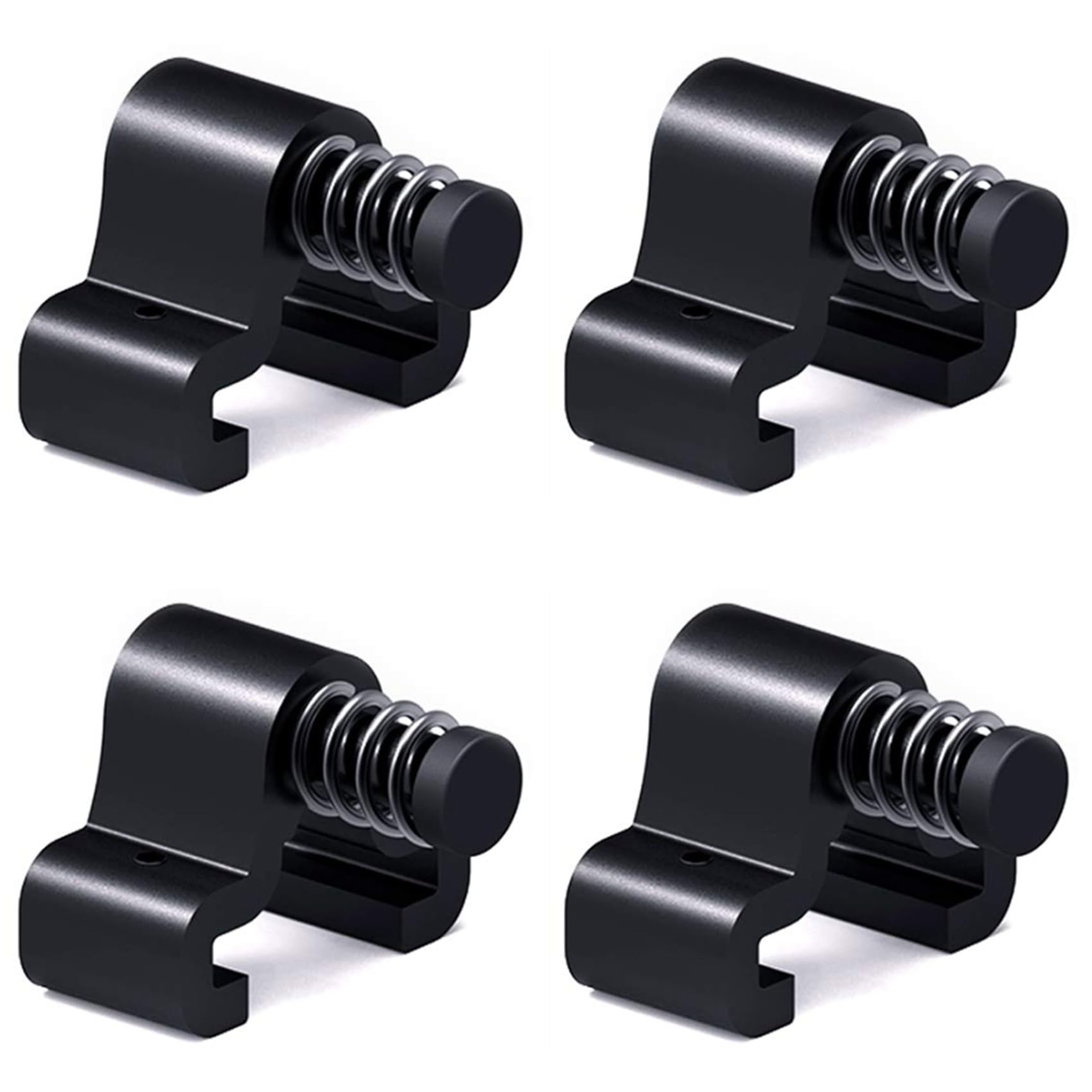 Jnchdghwa 4X Sliding Barn Door Stopper, Adjustable Door Stoppers, Replacement Part Rail Track Hardware Accessories