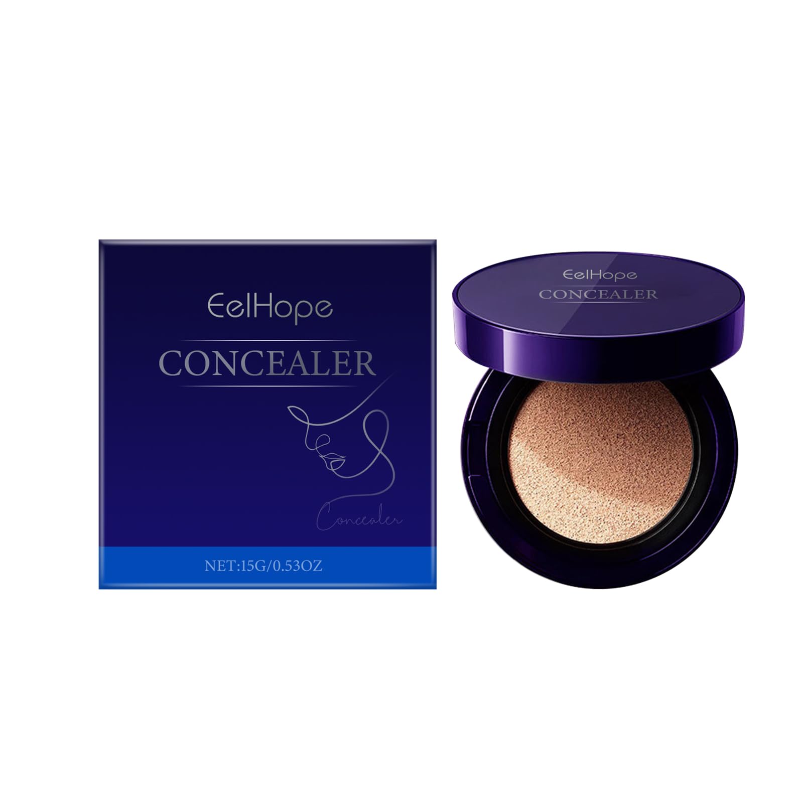 Concealer Cushion Compact Easy Application Even Coverage 15G 0 53OZ
