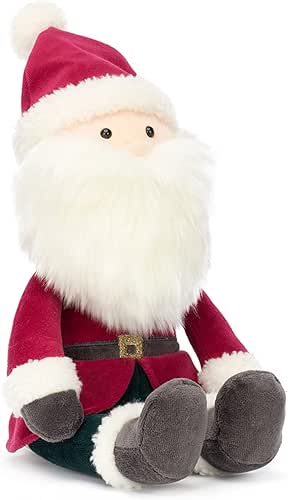 Jellycat Jolly Santa Stuffed Toy, Original 13.5 inches - Christmas