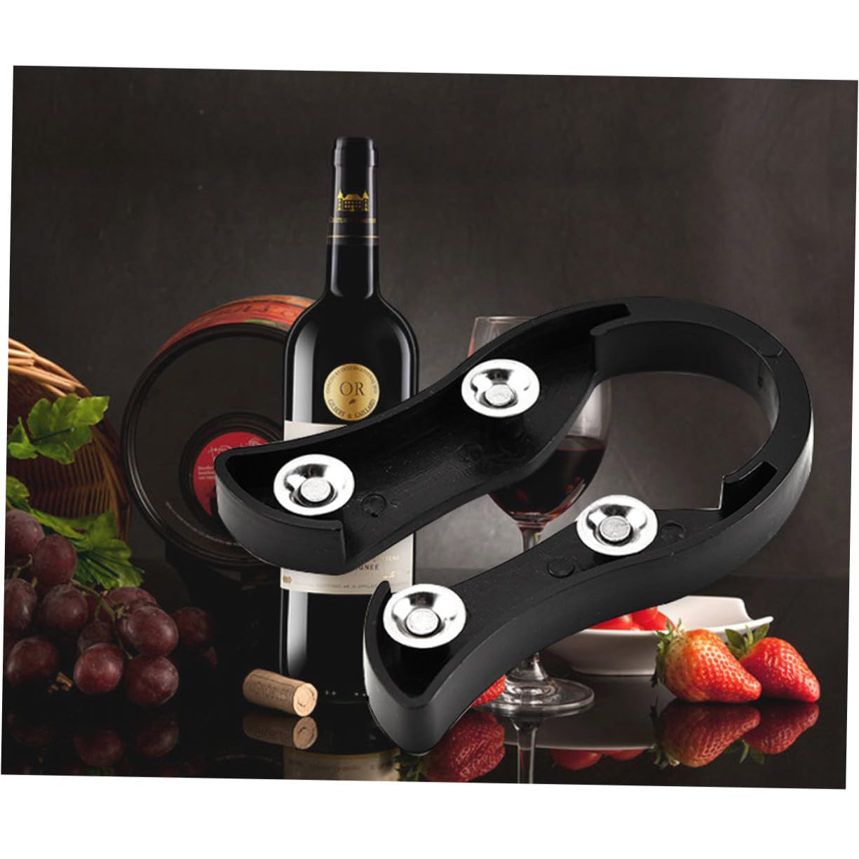 Alipis Cortadores de Papel de Aluminio 2 Piezas para Botellas de Vino Hoja de Acero Inoxidable y Mango Antideslizante para Accesorios de