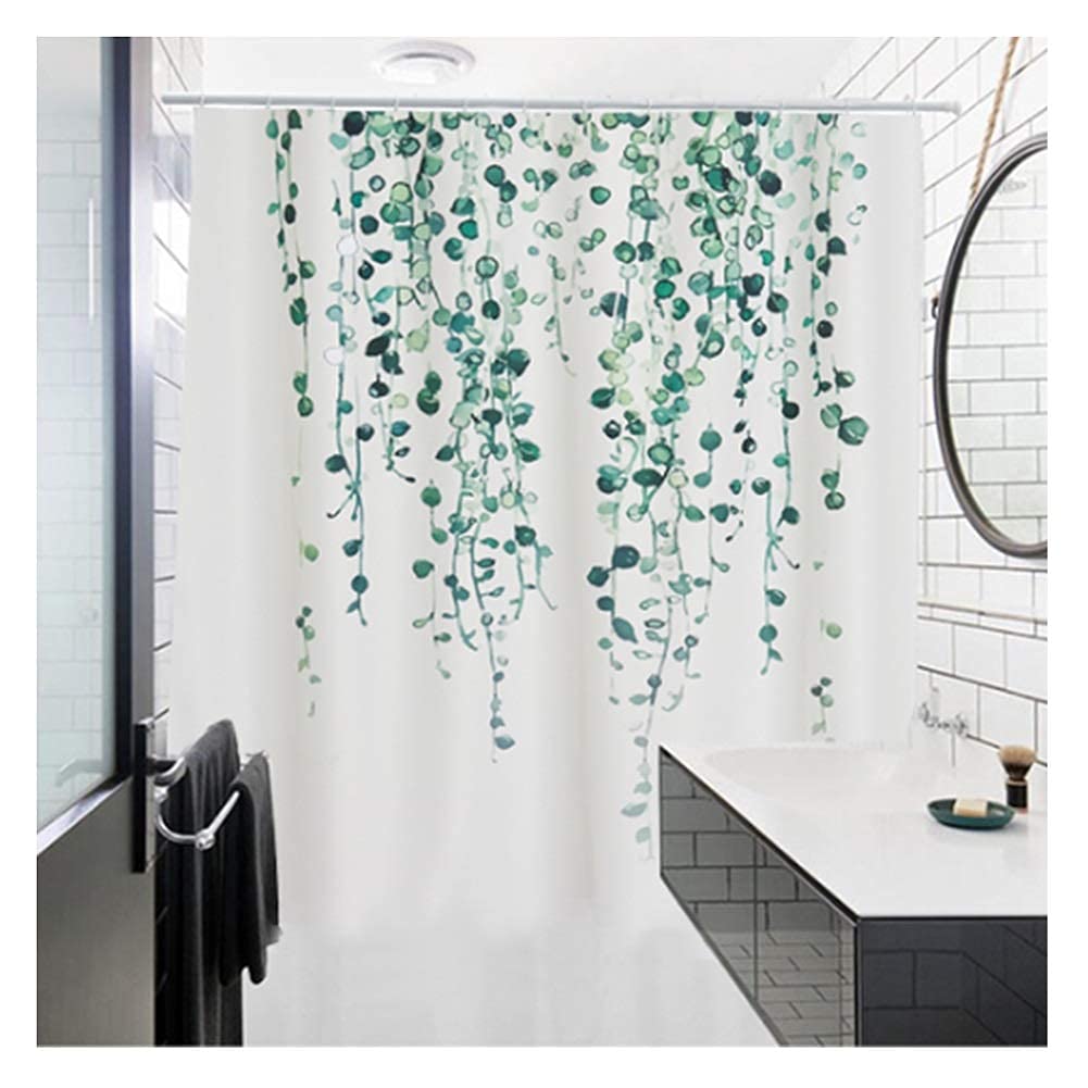 Rideau de bain long 240x200 cm imperméable et résistant pour douche