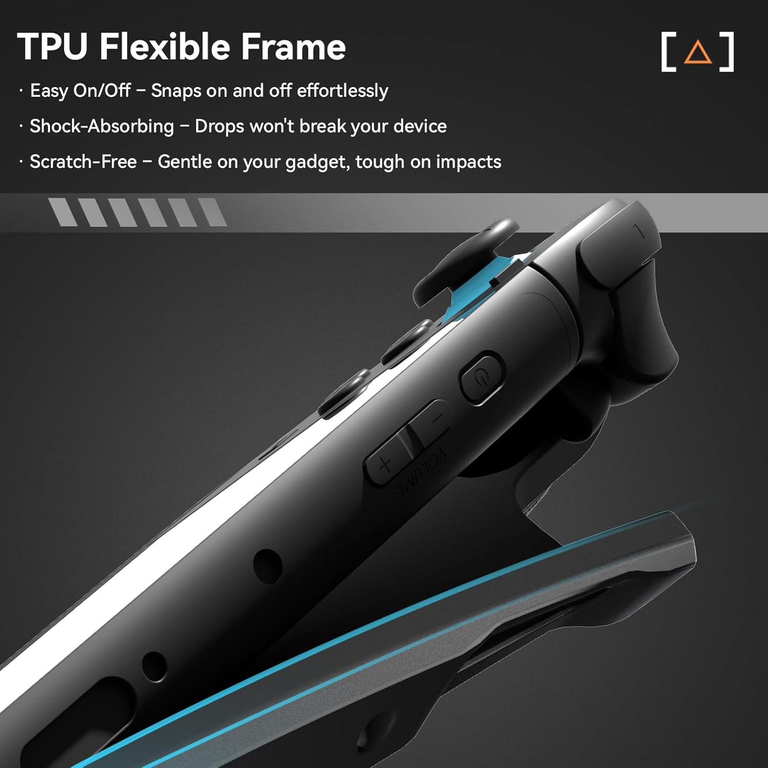 G.S.TAC Slim Hard Case Compatible with Switch 2 (2025), Anti-Scratch TPU Grip Protective Cover for Switch 2 with Hard Dust Cover, Black - Image 6