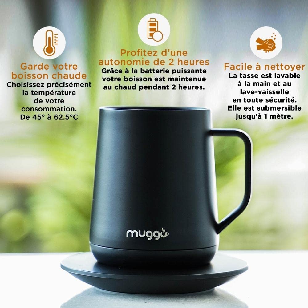 Tazza Termica Riscaldata Intelligente VFZO – 590 Ml, Autoriscaldante Con Batteria 4000mAh, Display LED, Controllo App, Acciaio Inox