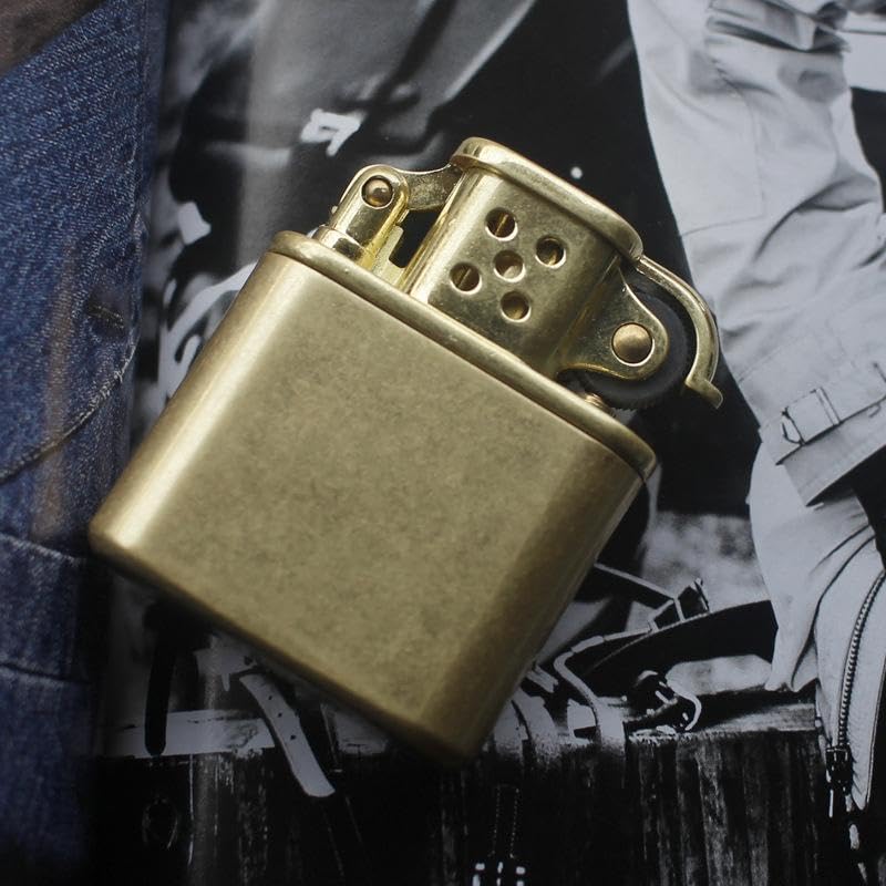 Image of Smoke King Vintage Retro Trench Lighter | Refillable Kerosene Lighter | Stainless Steel Windproof Pocket Lighter