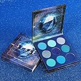 Docolor Paleta cieni do powiek Blue Gemstone, paleta do makijażu, wegańska formuła, 9 kolorów, wysoko pigmentowane, matowe, połyskujące, nude, smoky, błyszczące, kremowe, trwałe, wodoodporne
