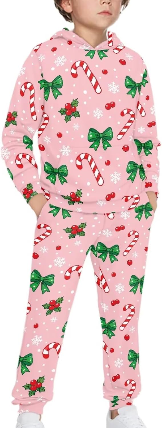 Kids Tracksuit for Girls Athletic Jogging Suit 2 Piece Hoodie+Sweatpants Girls' Sweatsuits Fashion Clothing Sets