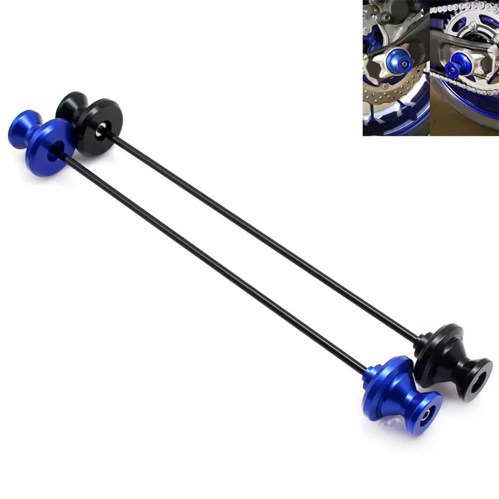 Per Yamaha FZ-07 2013 2014 2015 2016 2017 2018 2019 2020 2021 2022 Crash Slider Forcellone Spools Cavalletti Vite Perno Ruota Posteriore Moto