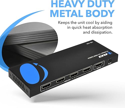 Miniatura 9 de Divisor de potencia con puertos HDMI para full HD V 13 Negro
