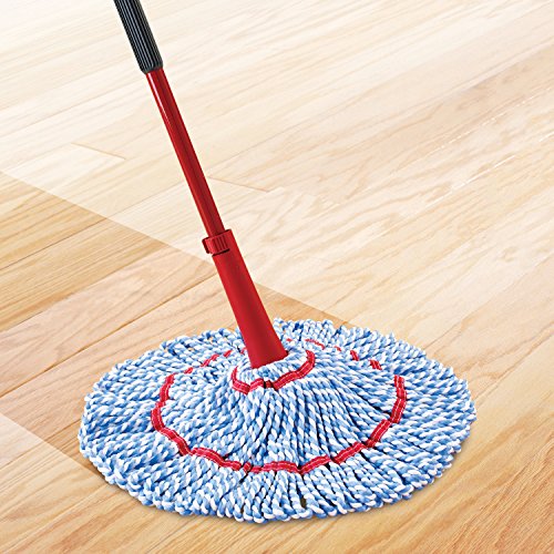 O-Cedar MicroTwist, Microfiber Twist Mop,Blue/Red - image 3