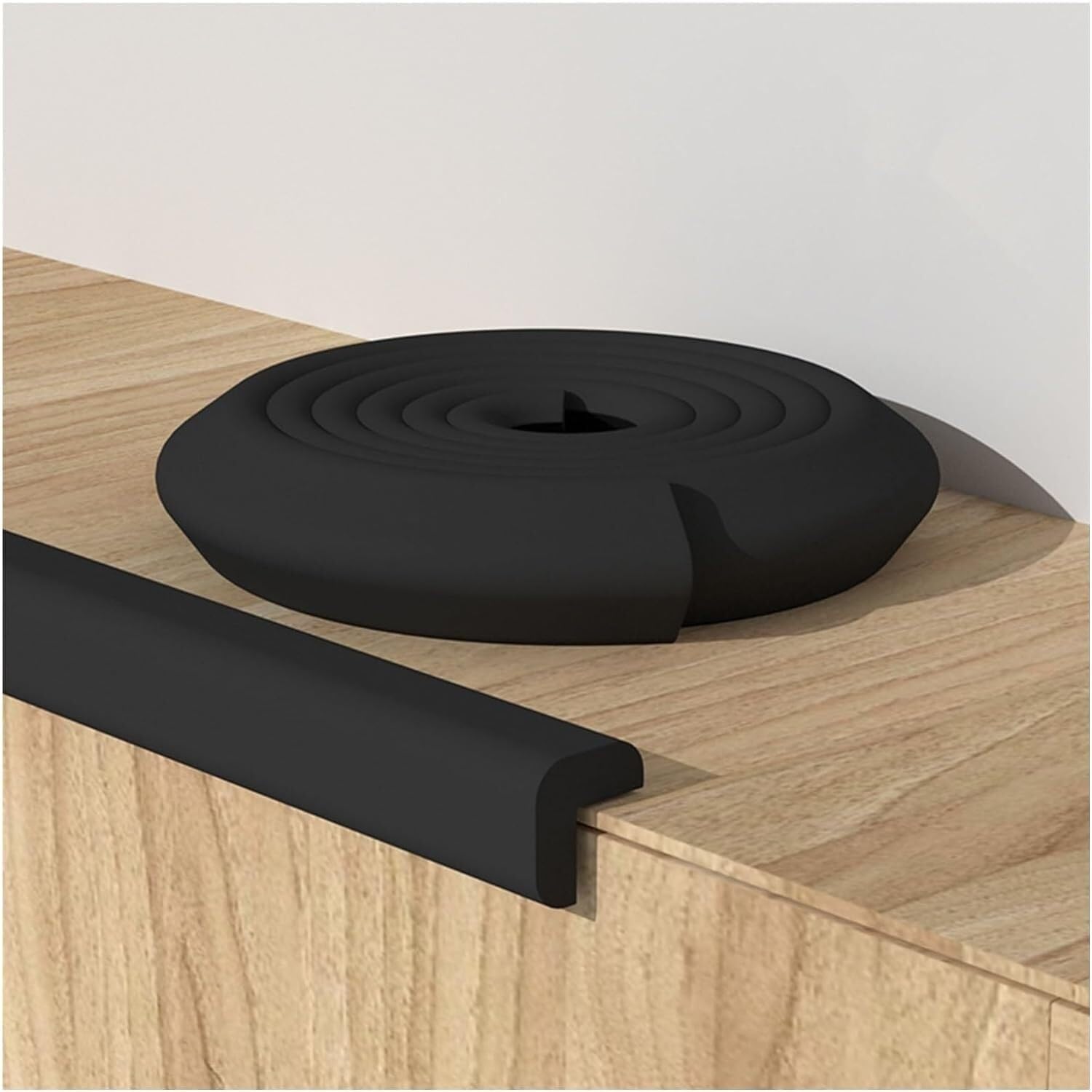 Protector de esquina de pared, protector de bordes autoadhesivo, para oficina en casa, muebles, cojín de borde de escritorio, acolchado de espuma a prueba de golpes, protectores de esquina para