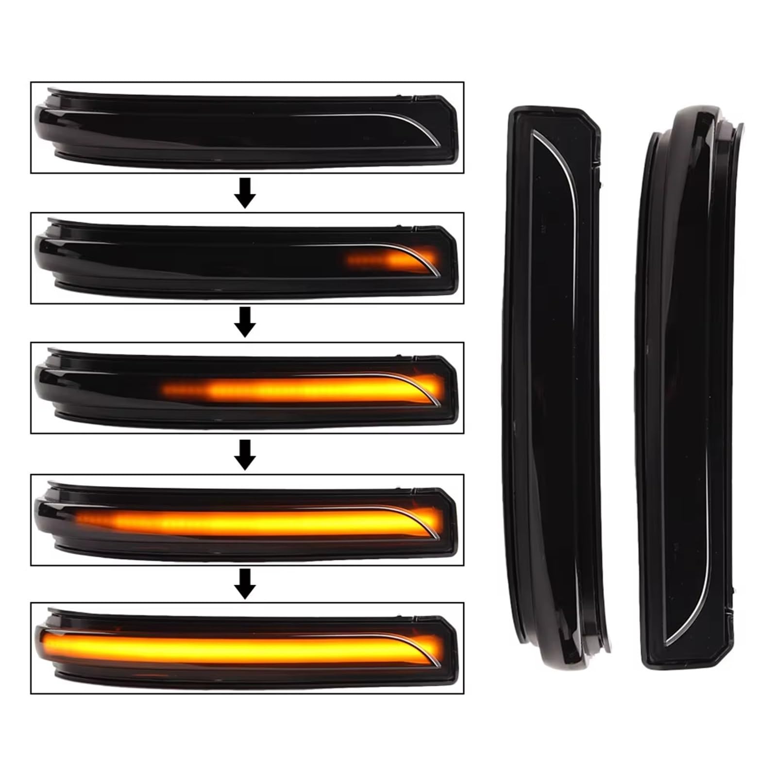 Indicatori Retrovisori Per Benz Classe A W169 08-12 Per Benz Classe B W245 08-11 Auto LED Specchietto laterale Indicatori di direzione Sinistra/Destra