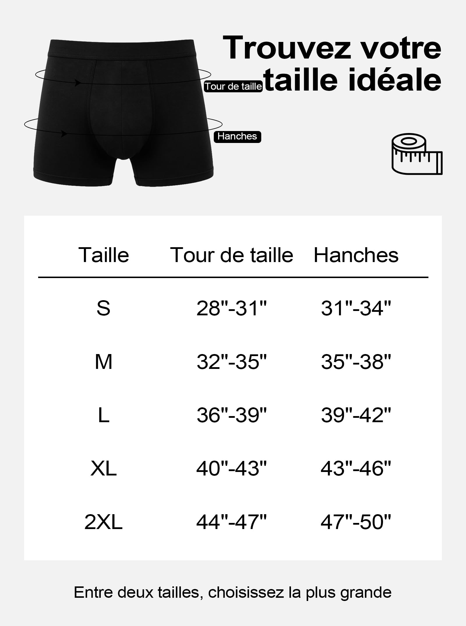 Hellomamma Boxer Incontinence Homme Lavable: Calecon pour Homme Fuite Urinaire – Sous-Vêtements en Coton Absorbants et Réutilisables avec Protection Anti-Fuite 150 ml pour Seniors Lot de 3 XXL